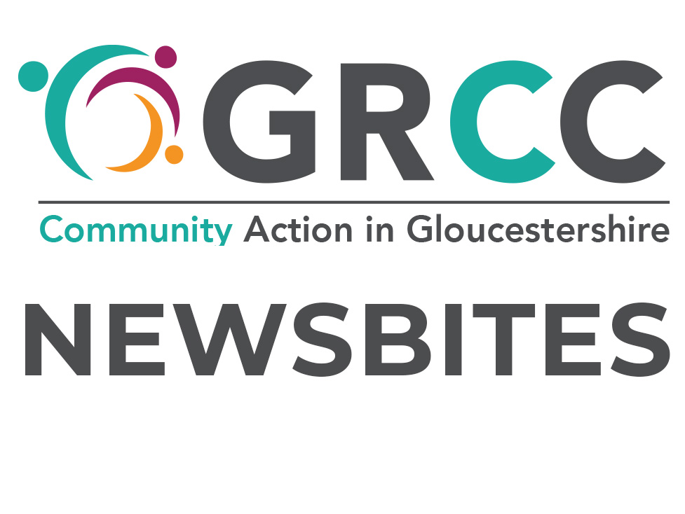 GRCC Community Action in Gloucestershire Newsbites logo