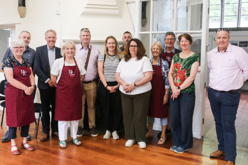 Villagers from Highnam in a group photograph taken during the GRCC Gloucestershire Village of the Year judges' visit