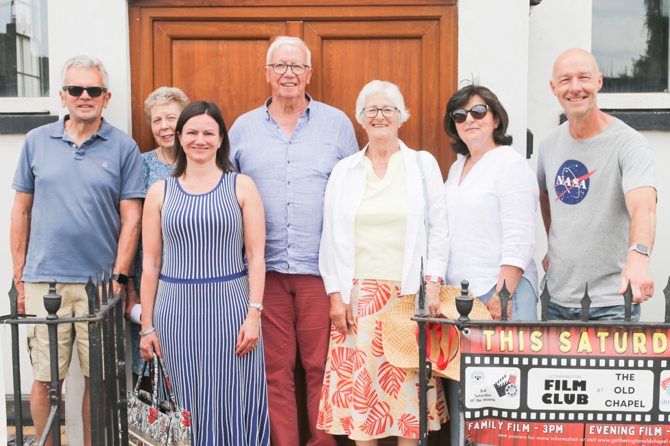 Villagers from Gotherington in a group photograph taken during the GRCC Gloucestershire Village of the Year judges' visit