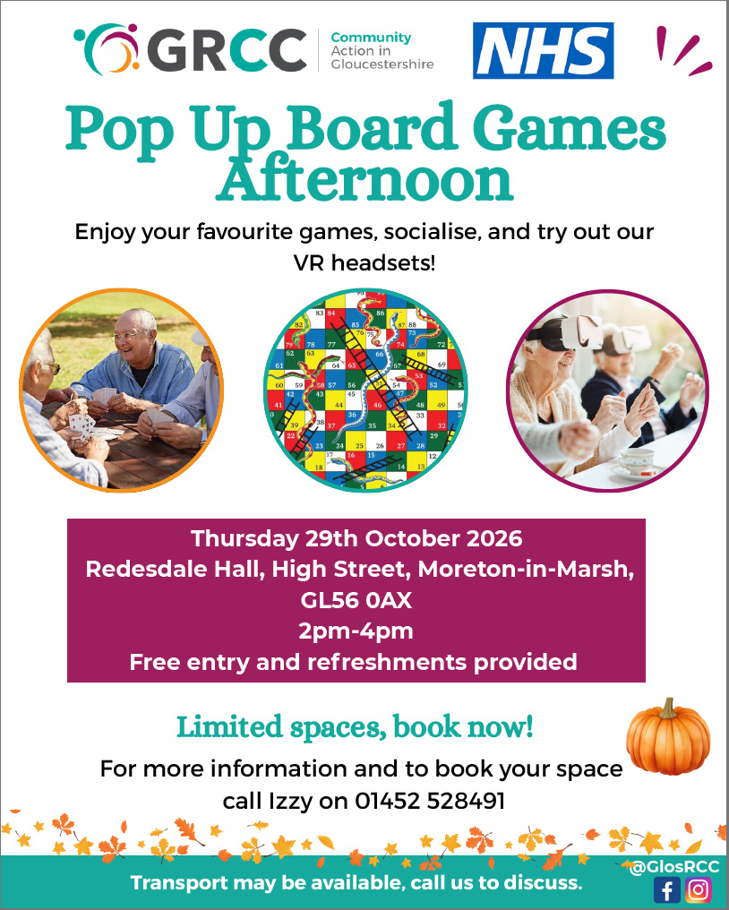 board games pop-up event moreton-in-marsh 29th October 2026